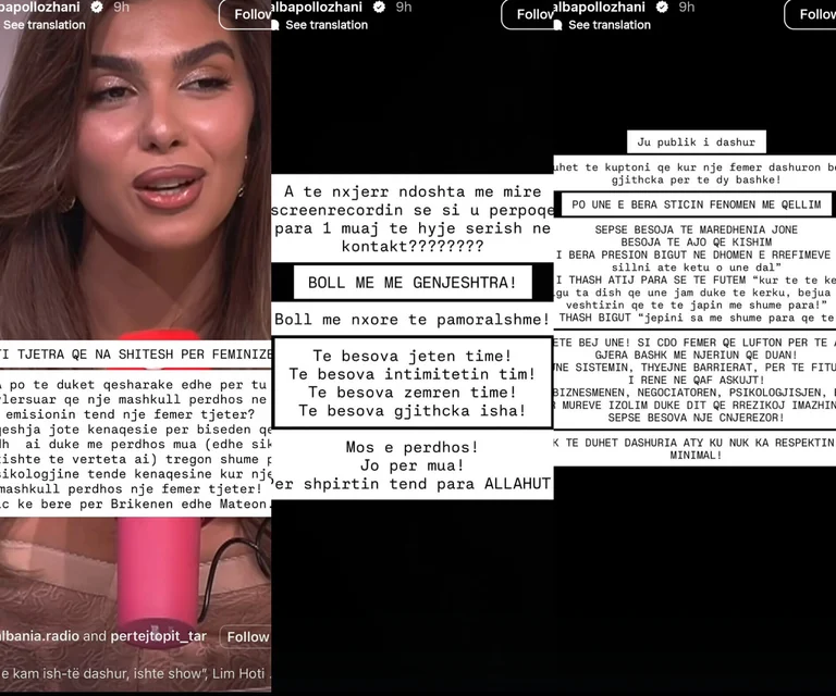 Alba shpërthen ndaj Limit, publikon bisedat private që trazojnë gjithë historinë e tyre!
