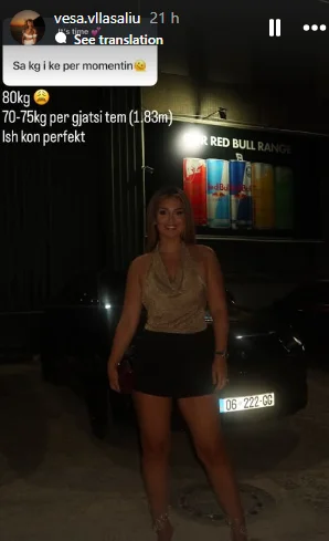 Vesa Vllasaliu zbulon si humbi kaq shumë kilogramë në pak kohë