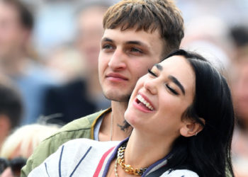 LONDON, ENGLAND - JULY 06: Dua Lipa and Anwar Hadid attend Barclaycard Presents British Summer Time Hyde Park at Hyde Park on July 06, 2019 in London, England. (Photo by Dave J Hogan/Getty Images)