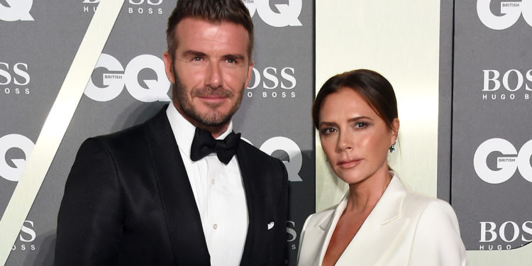 LONDON, ENGLAND - SEPTEMBER 03: David Beckham and Victoria Beckham attend GQ Men Of The Year Awards 2019 in association with HUGO BOSS at Tate Modern on September 03, 2019 in London, England. (Photo by David M. Benett/Dave Benett/Getty Images for Hugo Boss)