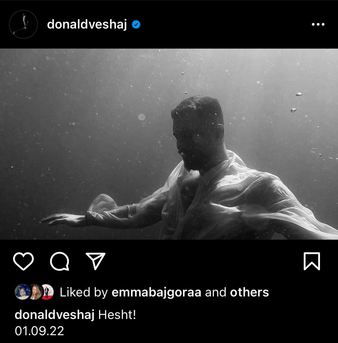 Donald Veshaj nuk po ndalon me dedikime
