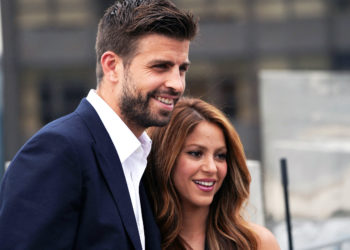 (FILES) This file photo taken on September 5, 2019 shows Colombian musician Shakira and partner Kosmoa Founder and President, Spanish football player Gerard Pique attending the Davis Cup Presentation in New York. - Colombian superstar Shakira and FC Barcelona defender Gerard Pique said on June 4, 2022  they were calling time on their relationship of more than a decade. The couple share two children. (Photo by Bryan R. Smith / AFP) (Photo by BRYAN R. SMITH/AFP via Getty Images)