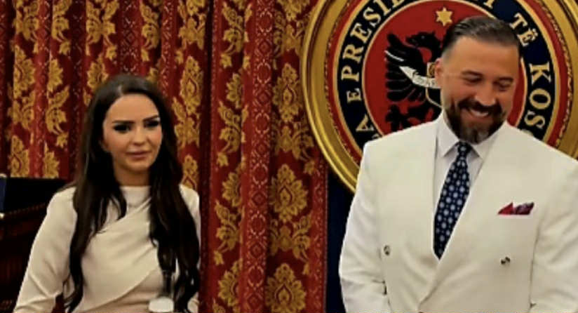 Teuta Rugova kurorëzohet me Agron Xheloshajn në një ceremoni madhështore në Katedrale