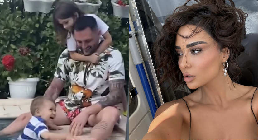 Derisa Xhensila në mbrëmje muzikore, Besi argëtohet me fëmijët e tij