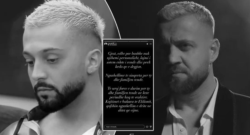 “Edhe pse nuk njihemi personalisht, të uroj forcë e durim”, Luiz Ejlli shpreh ngushëllime Gjestit dhe familjes së tij