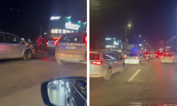 Aksident trafiku në Prishtinë  Krijohen kolona të gjata