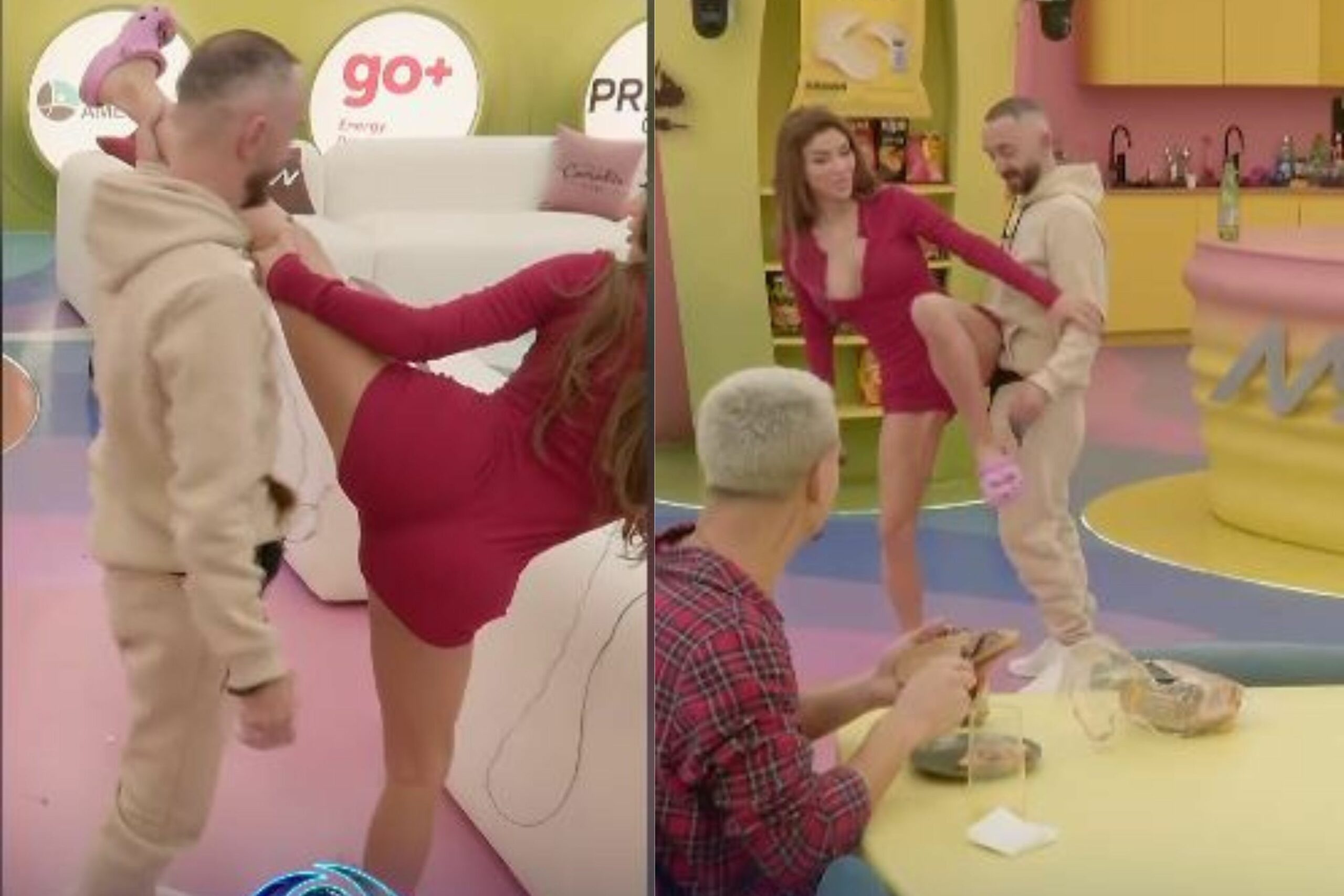 Bia Khalifa e  çmend  Arditin me këto levizje sensuale   ai ia  ngjet  për këmbe