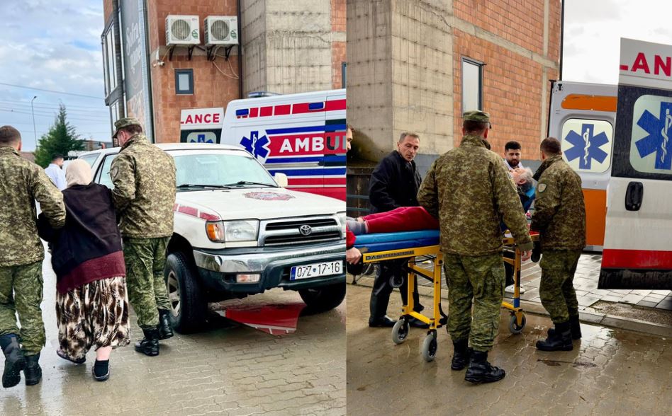 FSK shpëton dy familje të ngujuara në fshatin Xërxë të Rahovecit