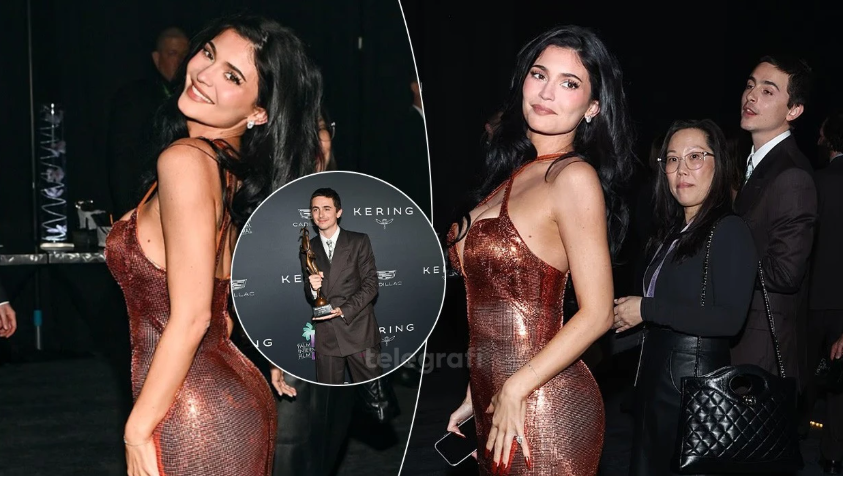 Kylie Jenner shkëlqen në Palm Springs duke mbështetur Timothee Chalamet