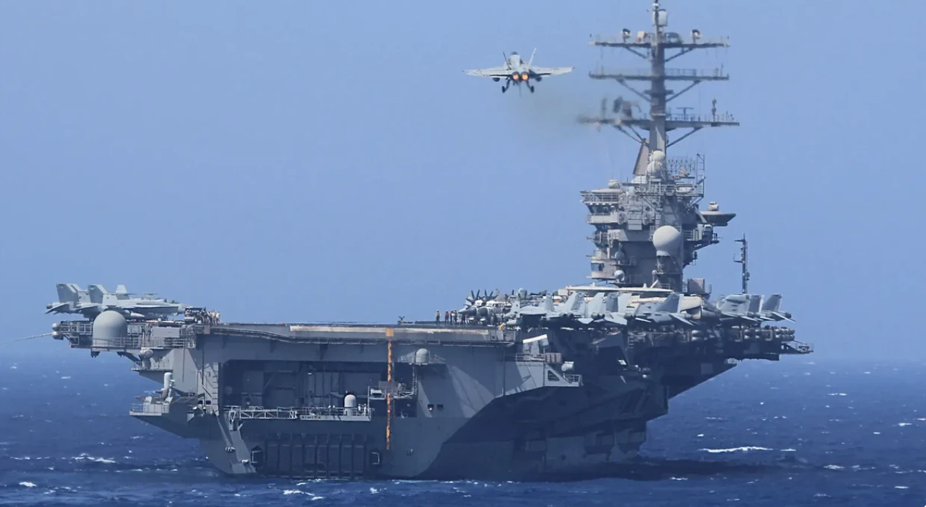 Aeroplanmbajtësja amerikane niset drejt Lindjes së Mesme  pamje