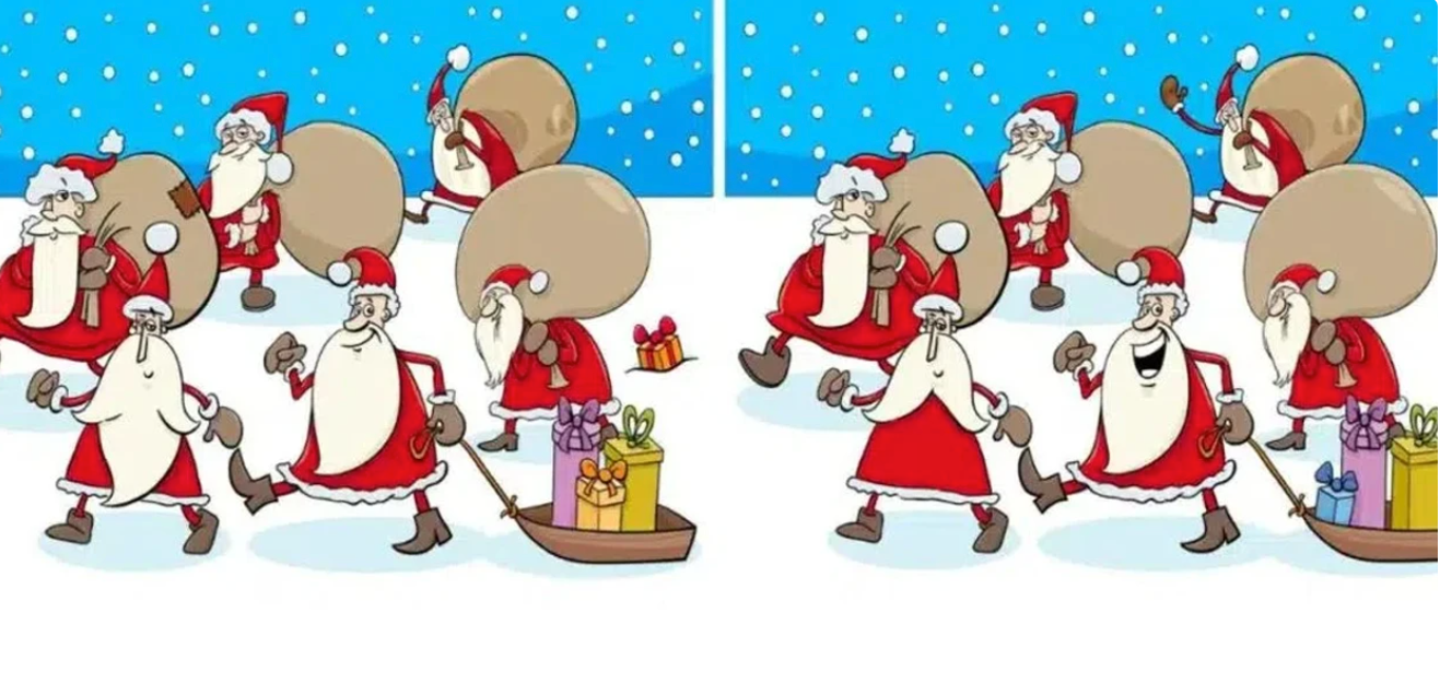 Një test për Vitin e Ri  Gjeni tetë ndryshimet në këto dy fotografi