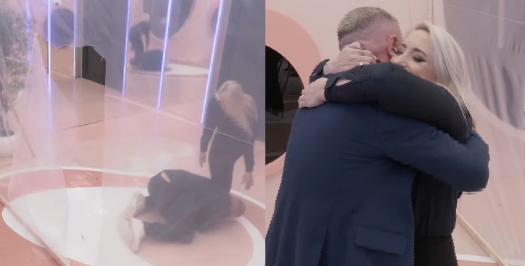 Labin e viziton bashkëshortja  nga gëzimi i puth këmbët në BBVK