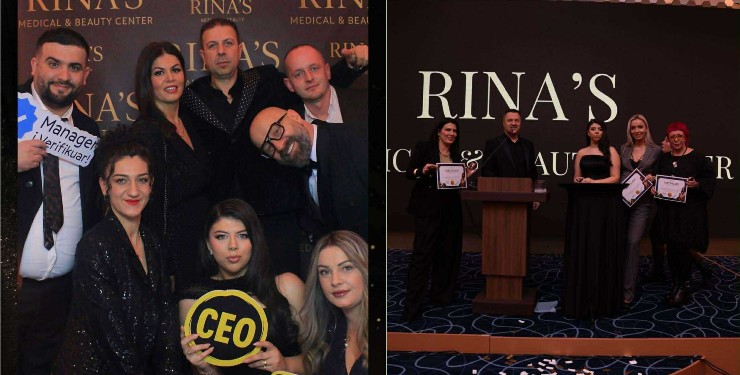Kur bukuria  humanizmi dhe suksesi bashkohen   Christmas Party  nga Rina s Medical Beauty Center