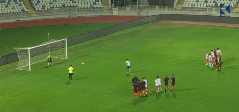 Hygerta debuton në  Fadil Vokrri   shënon gol nga penaltia