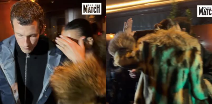  Na lini të qetë     Dua Lipa dhe i fejuari i saj përballen me paparacët në Paris