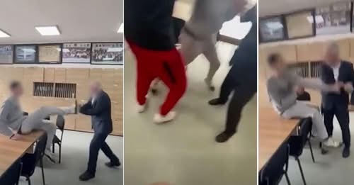 Nga shkolla  Pavarësia  japin version tjetër të ngjarjes  Mësimdhënësi u sulmua nga 10 nxënës  reagoi në vetëmbrojtje