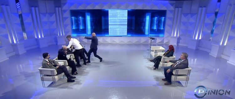 Përplasje fizike live në Opinion  Buzhala godet Albatros Rexhajn