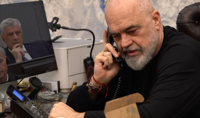 Rama publikon video nga telefonata me Thaçin  Gëzuar pavarësinë