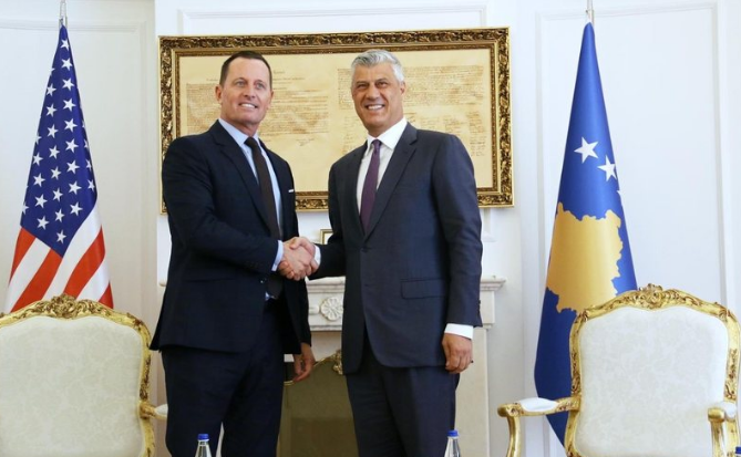 Shkuarja në zgjedhje të reja  Grenell  Zoti po na përgatit për kthimin e Thaçit