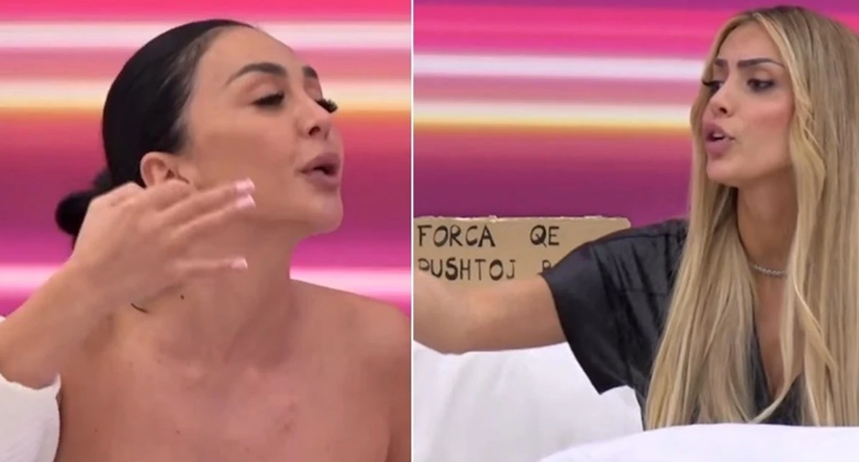  Ke hequr bluzën për me ndez   Edisa në përplasje të ashpër me Brikenën