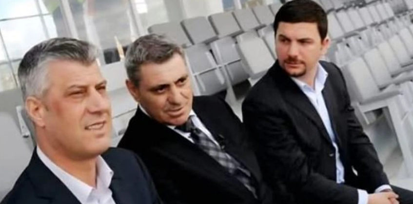 Krasniqi publikon foto me Thaçin e Vokrrin  Sonte luajmë për ëndrrën e madhe amerikane