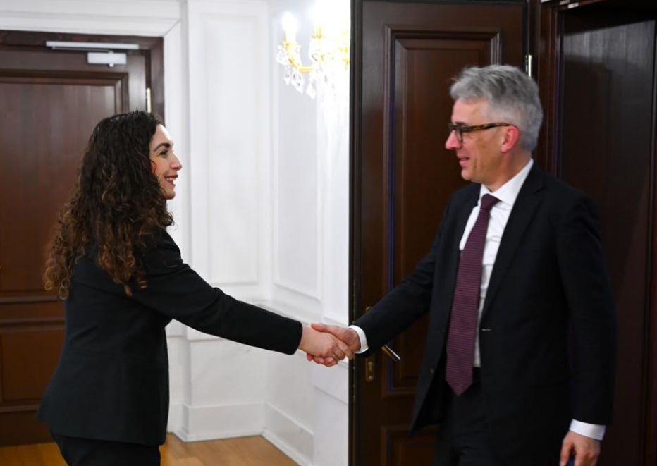 Presidentja falënderon Gjermaninë për mbështetjen e vazhdueshme ndaj Kosovës