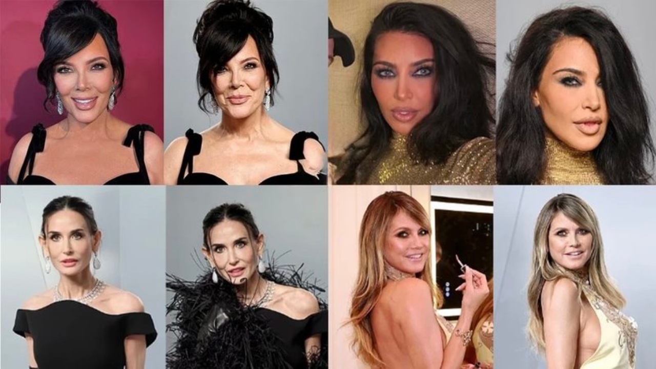 Rrudha dhe imperfeksione  Ndriçimi i fortë në Oscars nxjerr zbuluar fytyrat reale të yjeve të Hollywood it