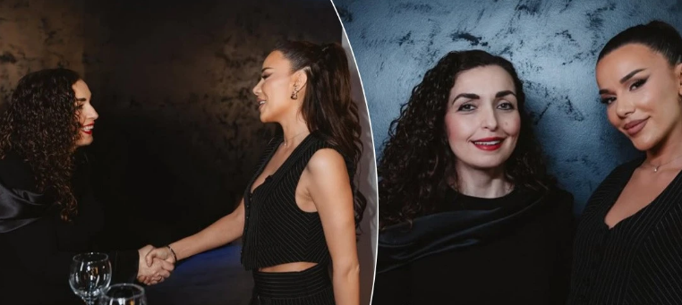 Tayna i vendos kurorë në kokë Vjosa Osmanit