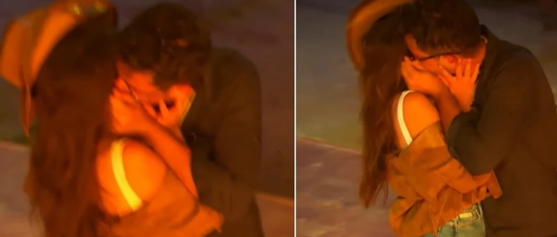 Ka të dashur jashtë   Vanesa shkëmben puthjen e parë me Indrin në Ferma VIP