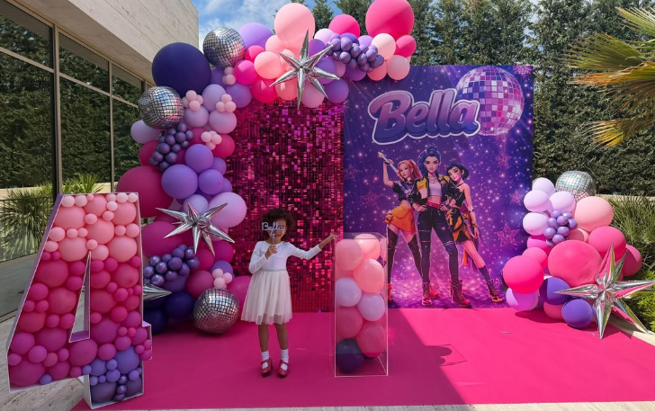 Vajza e Cristiano Ronaldos dhe Georgina Rodríguez feston 4 vjetorin  pamje nga festa përrallore