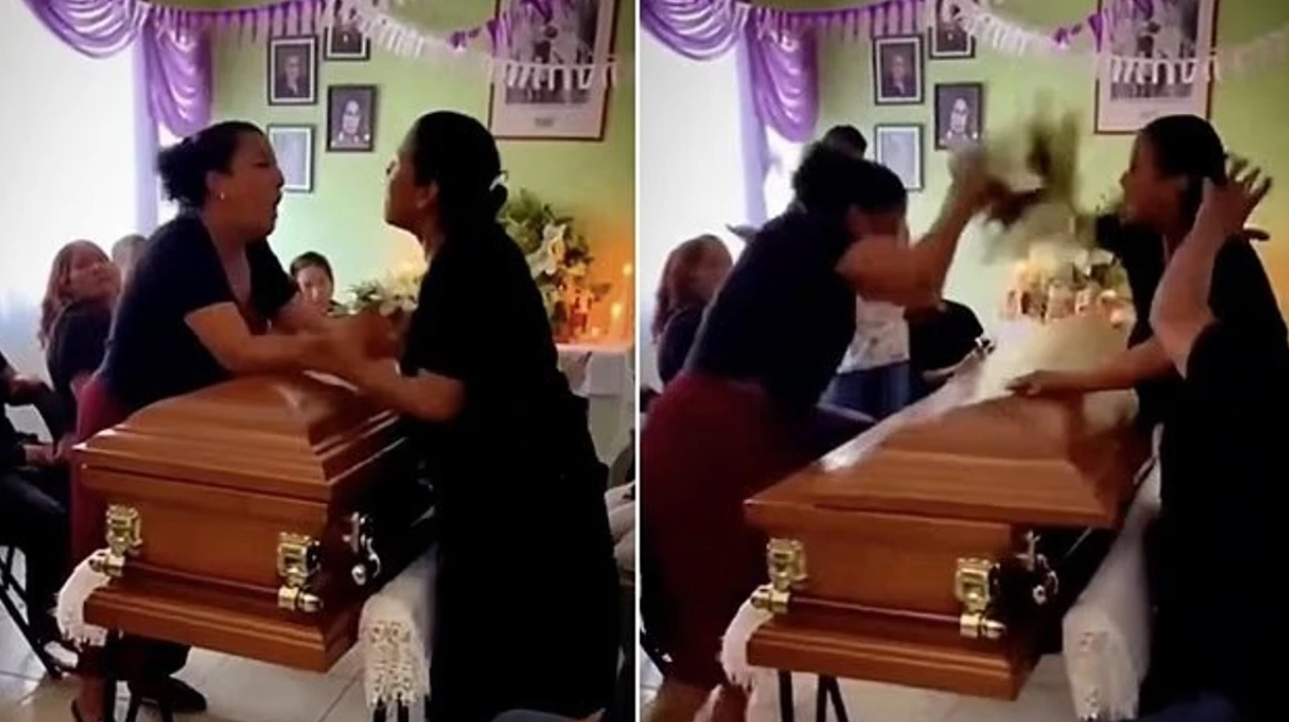 NDODH DHE KJO  Dy gra zihen në funeral  pasi zbulojnë se të dyja ishin të dashurat e të ndjerit