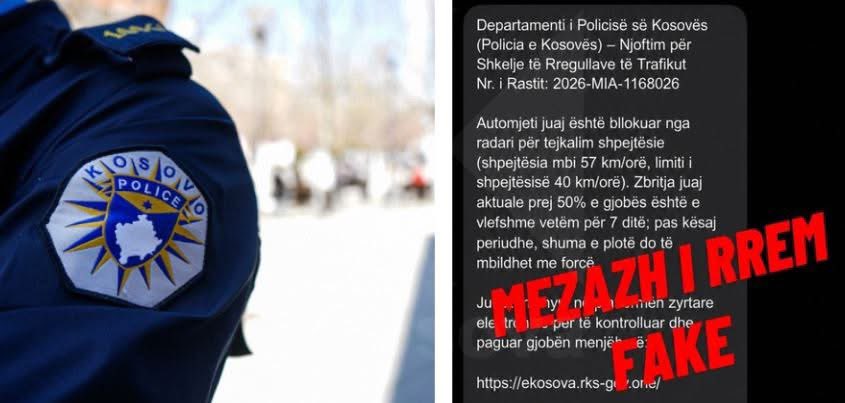 SMS mashtruese  Policia e Kosovës apelon për kujdes  Mos klikoni në linqe të dyshimta