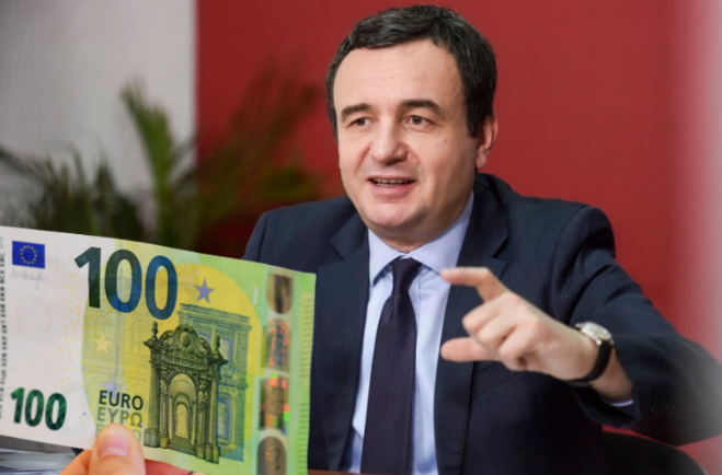 Albin Kurti  100 euro për pensionistët  punëtorët dhe studentët