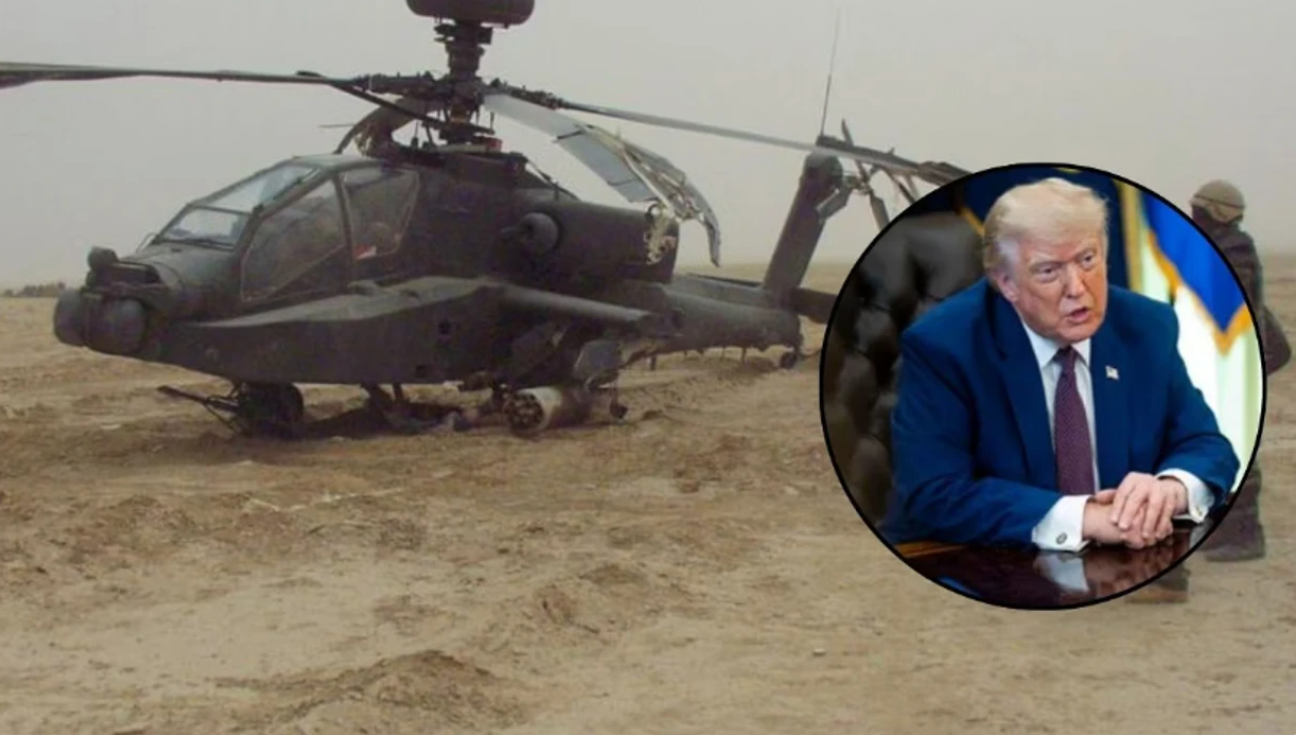 Trump  Irani rrëzoi helikopterin amerikan Apache  duhet t i përgjigjemi sulmit