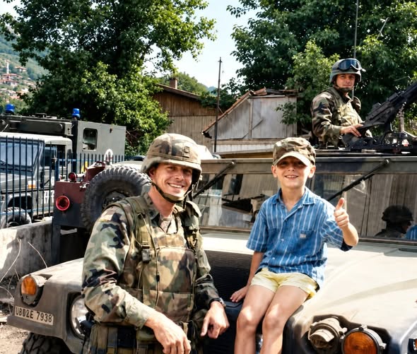 Pas 27 vitesh  ushtari amerikan i NATO s emocionohet nga mesazhi i një kosovari  Sakrifica ime ia vlejti