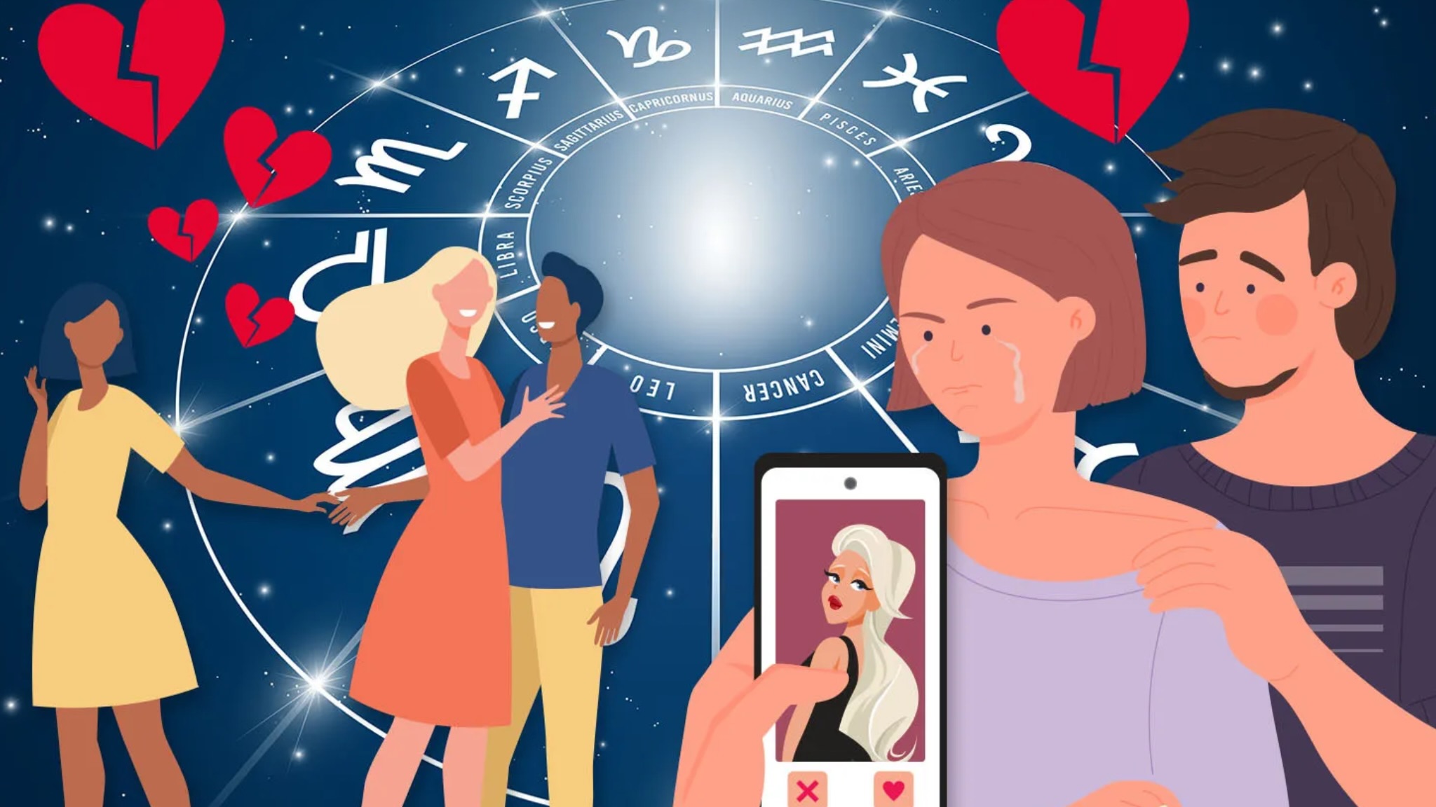 Sipas studiuesve  A tradhtojnë vërtet më shumë disa shenja të ZODIAKUT 