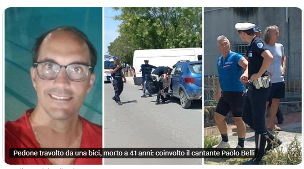 Këngëtari italian godet trajnerin me biçikletë: Tragjedi e papritur në fushën e volejbollit 