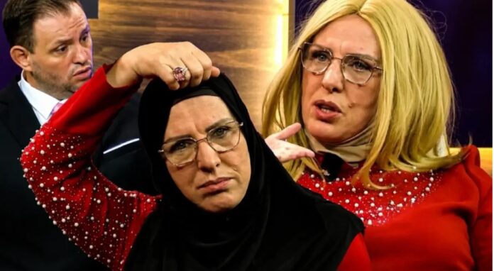 Ikballe Huduti heq mbulesën në mes të emisionit   Nuk mbulohem më  jam shqiptare  