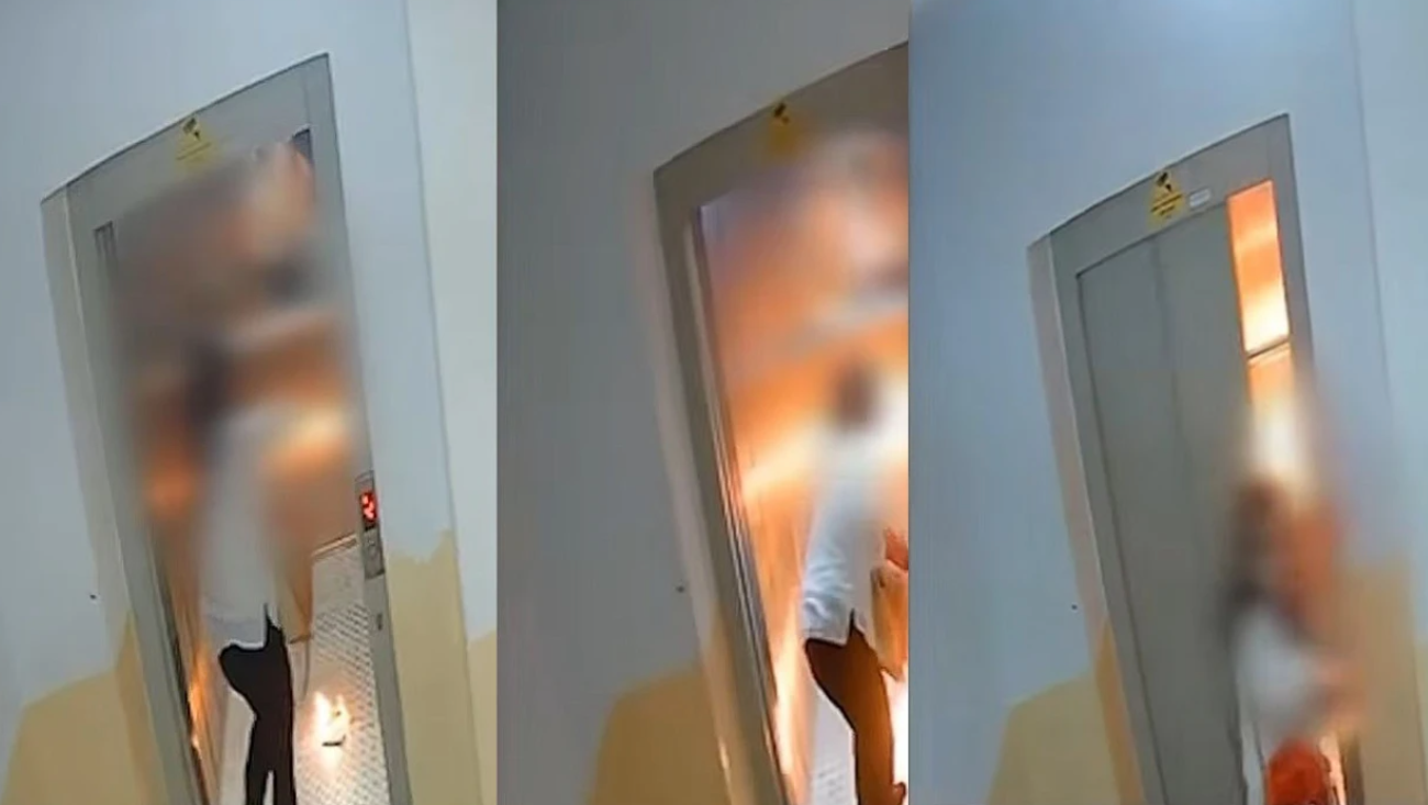 Dalin pamjet se si një grua ndezi zjarre në një kompleks banesor në Prishtinë