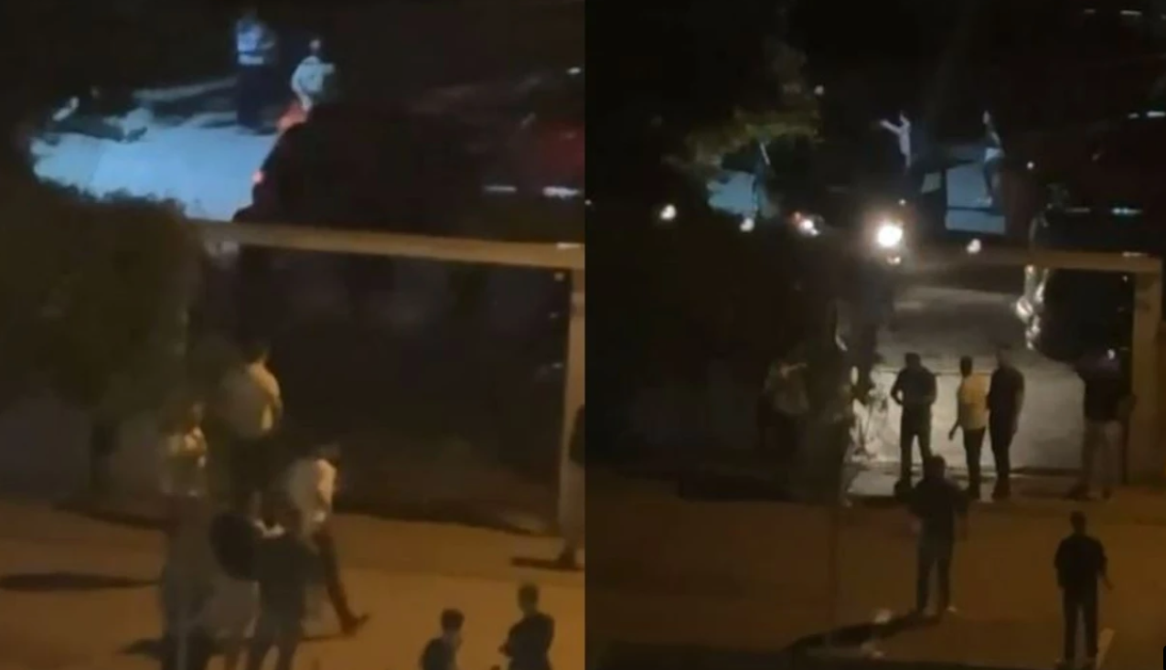Momenti pas të shtënave në Pejë ku mbeti i plagosur një person