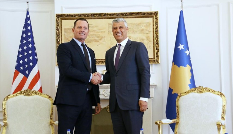Grenell  Kriza politike u krijua nga Kurti  Perëndimi e do Thaçin të lirë