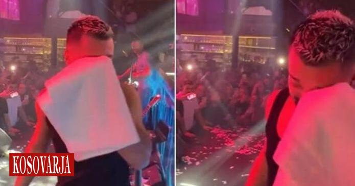 Gjestin e pushtojnë emocionet në Zvicër, shpërthen në lot para publikut