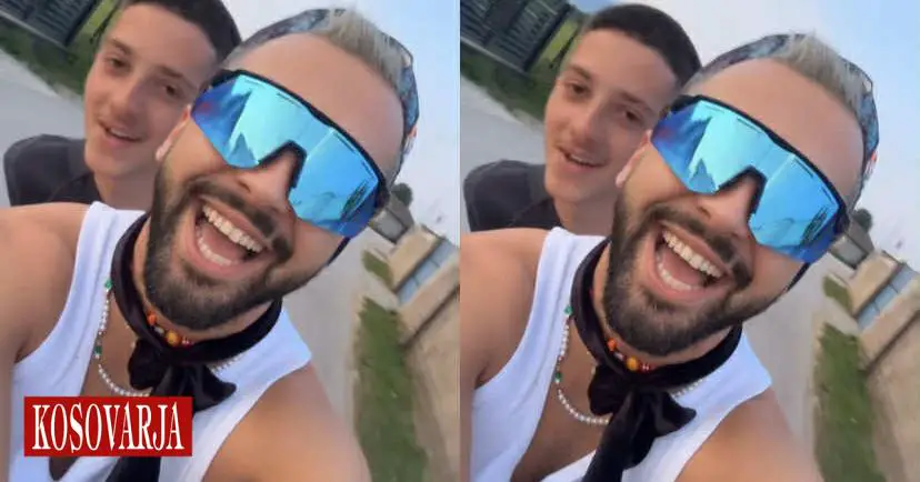 “Në katun me nubin” Gjesti publikon momente me vëllain e tij