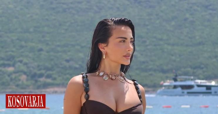 Alba Vukaj rrëmben vëmendjen me paraqitjen e fundit buzë detit