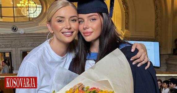 Në diplomimin e vajzës, Alketa Vejsiu shprehet se është nëna më krenare në botë