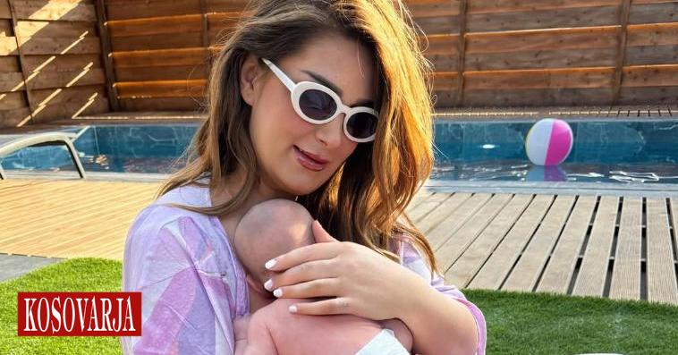 Adelina Hasani ndanë imazhet e para me të bijën
