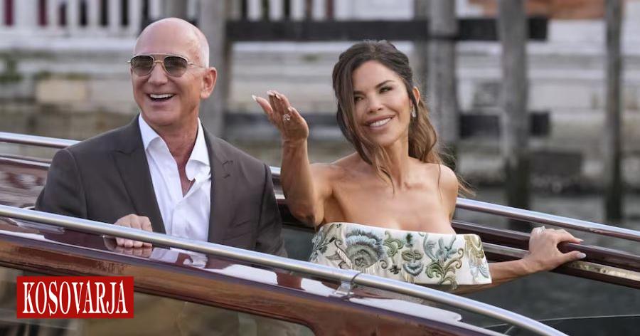Yjet arrijnë në Venecia për dasmën e Jeff Bezos