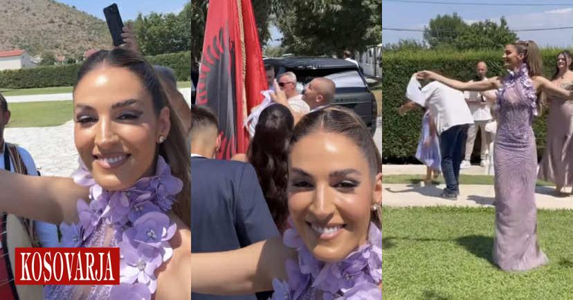 Emina Cunmulaj marton vëllain, publikon pamje nga dasma