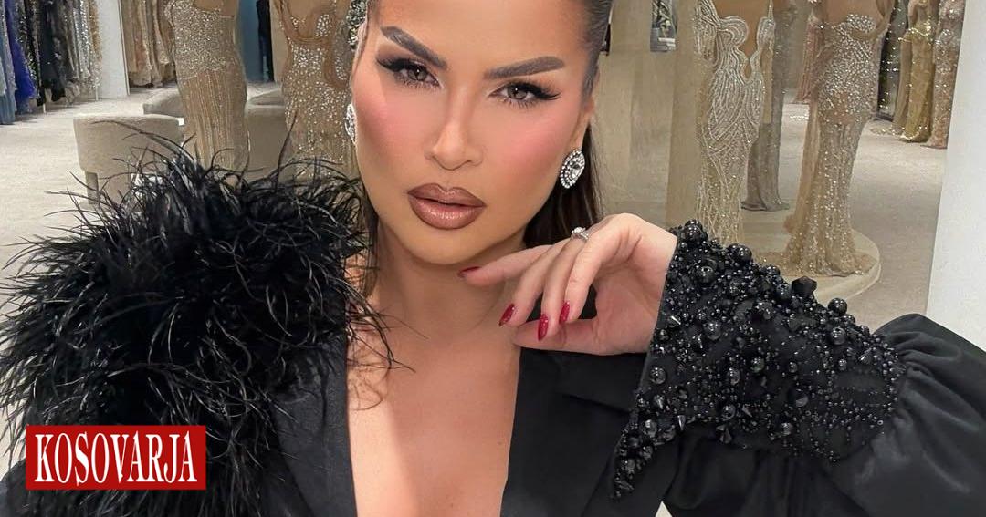 Ryva Kajtazi  shndërrohet  në kukull  po shkëlqen në paraqitjen e fundit