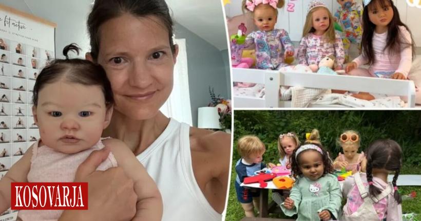 40 vjeçarja që ka pesë fëmijë të rritur por kujdeset edhe për 20 foshnja false 